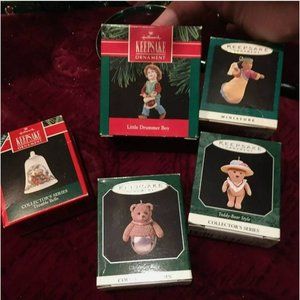 Vintage Hallmark mini Christmas Ornaments